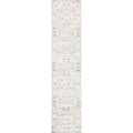 Pasargad Home PD189B 204x10 2 ft 4 in x 10 ft Efes Design Power Loom Runner Rug Light Grey pd189b 2.6x10